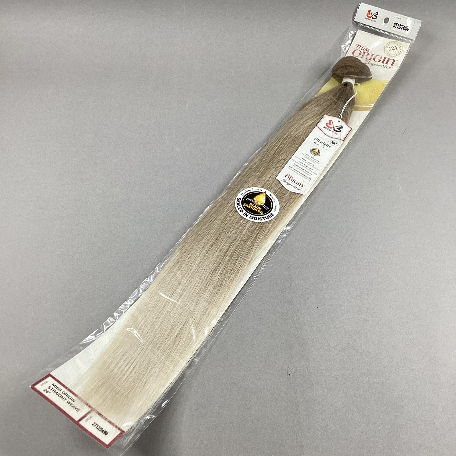 Straight 24” #3T12/24/60 Blonde Brown Premium Synthetic Hair Extensions