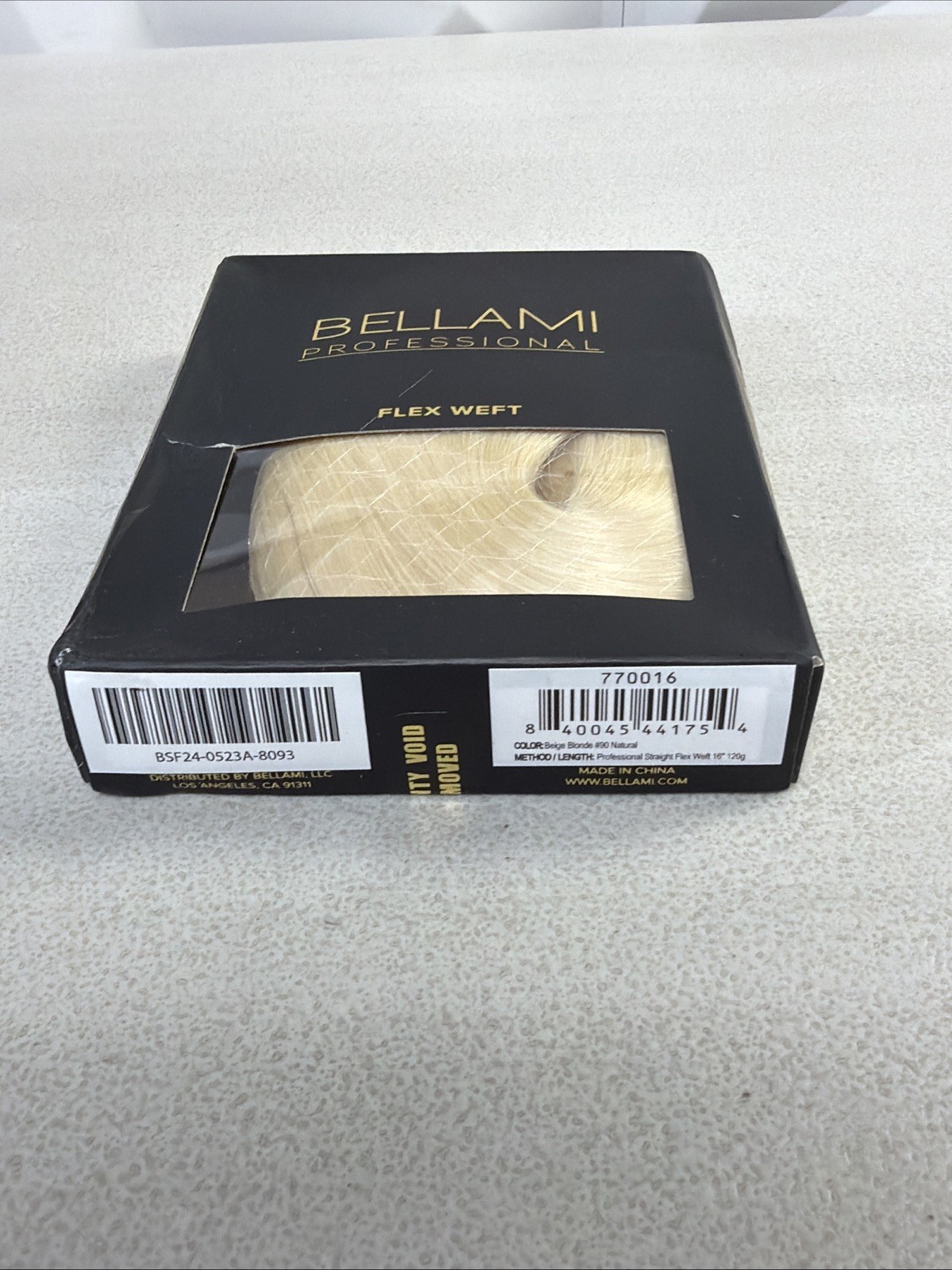 BELLAMI FLEX WEFT HAIR EXTENSIONS 16in Beige Blonde #90 – 120g