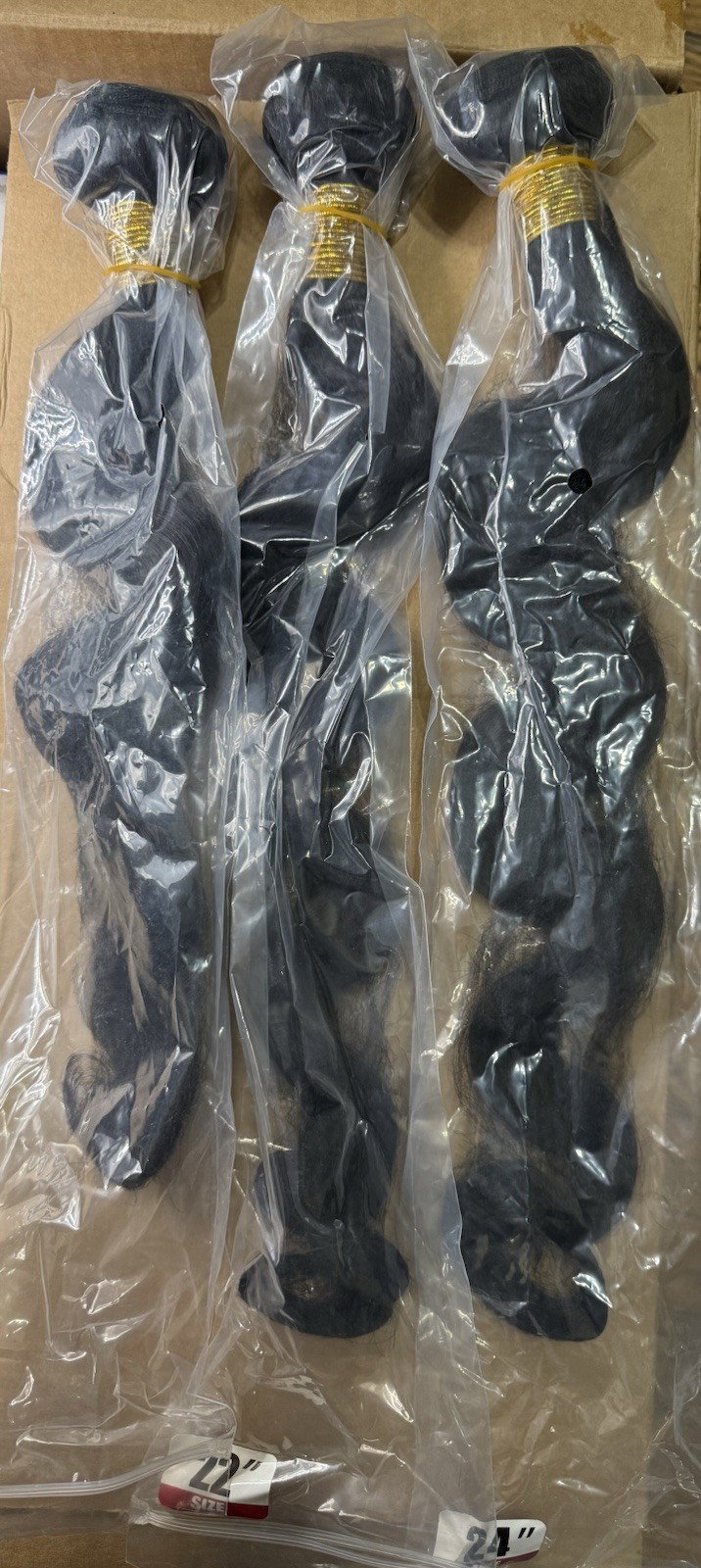 12A Virgin Human Hair 3 Bundles 20 22 24 Inch Body Wave Brazilian Natural Black