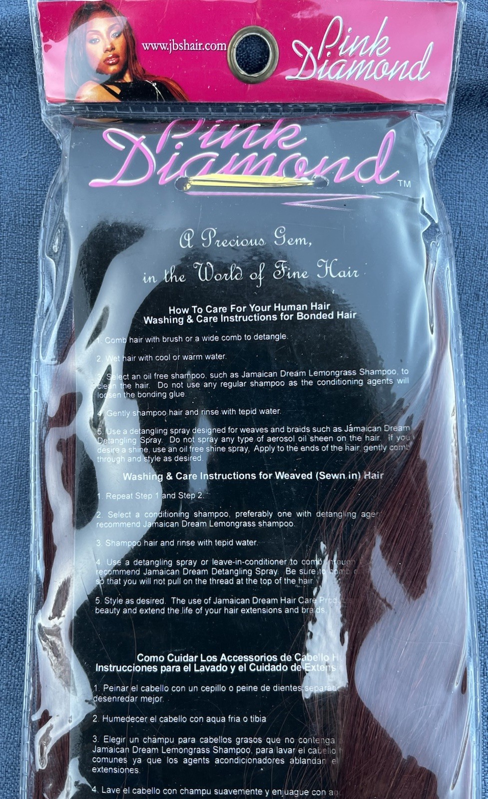 Pink Diamond 14” 100% Human Hair, Color S1B/30