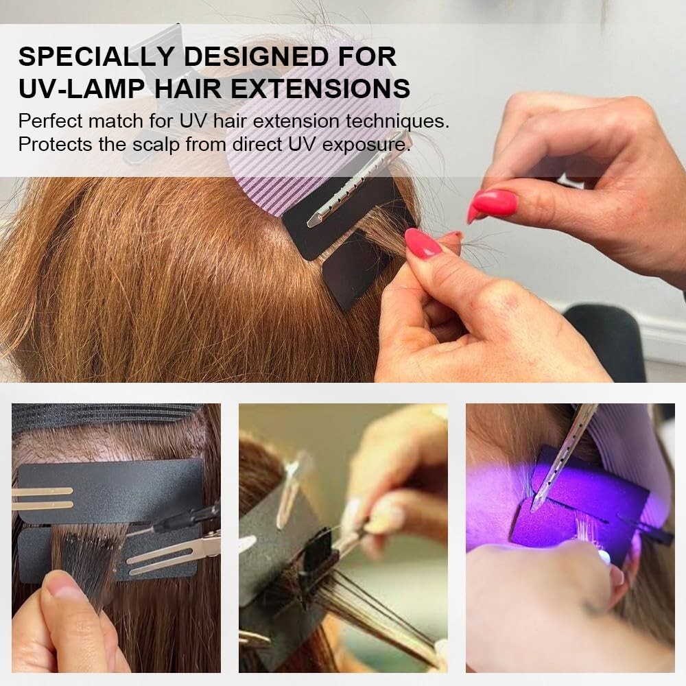 UV Lamp Hair Extension Tool Kit Invisible Hair Extensions UV Lamp 30g UV Hair…