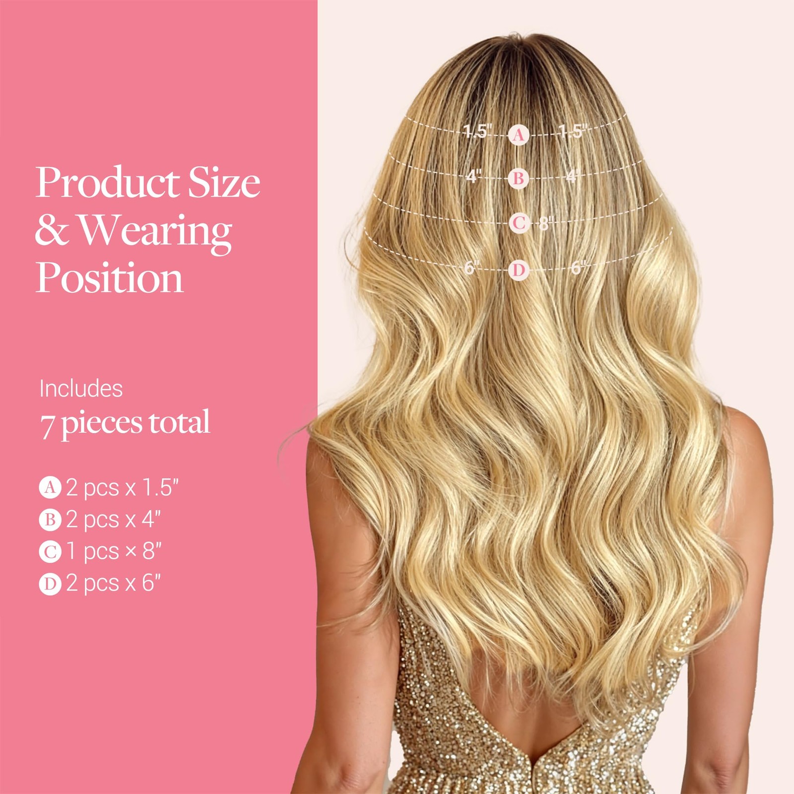 Goo Goo Genius Clip In Hair Extensions 14Inch 110G 7Pcs Seamless Pu Clip In