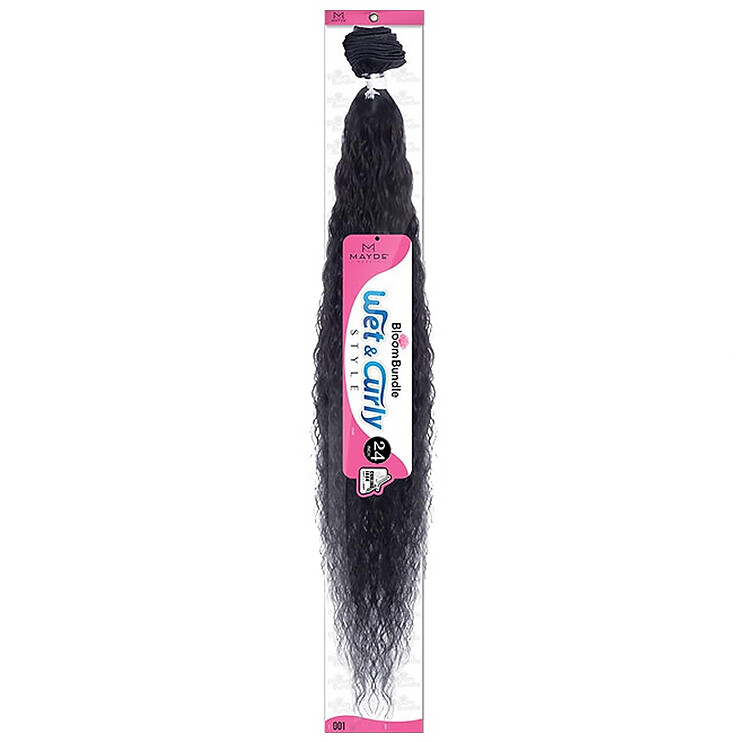 Mayde Beauty Bloom Bundle Weaving Wet & Curly 001 – 24″