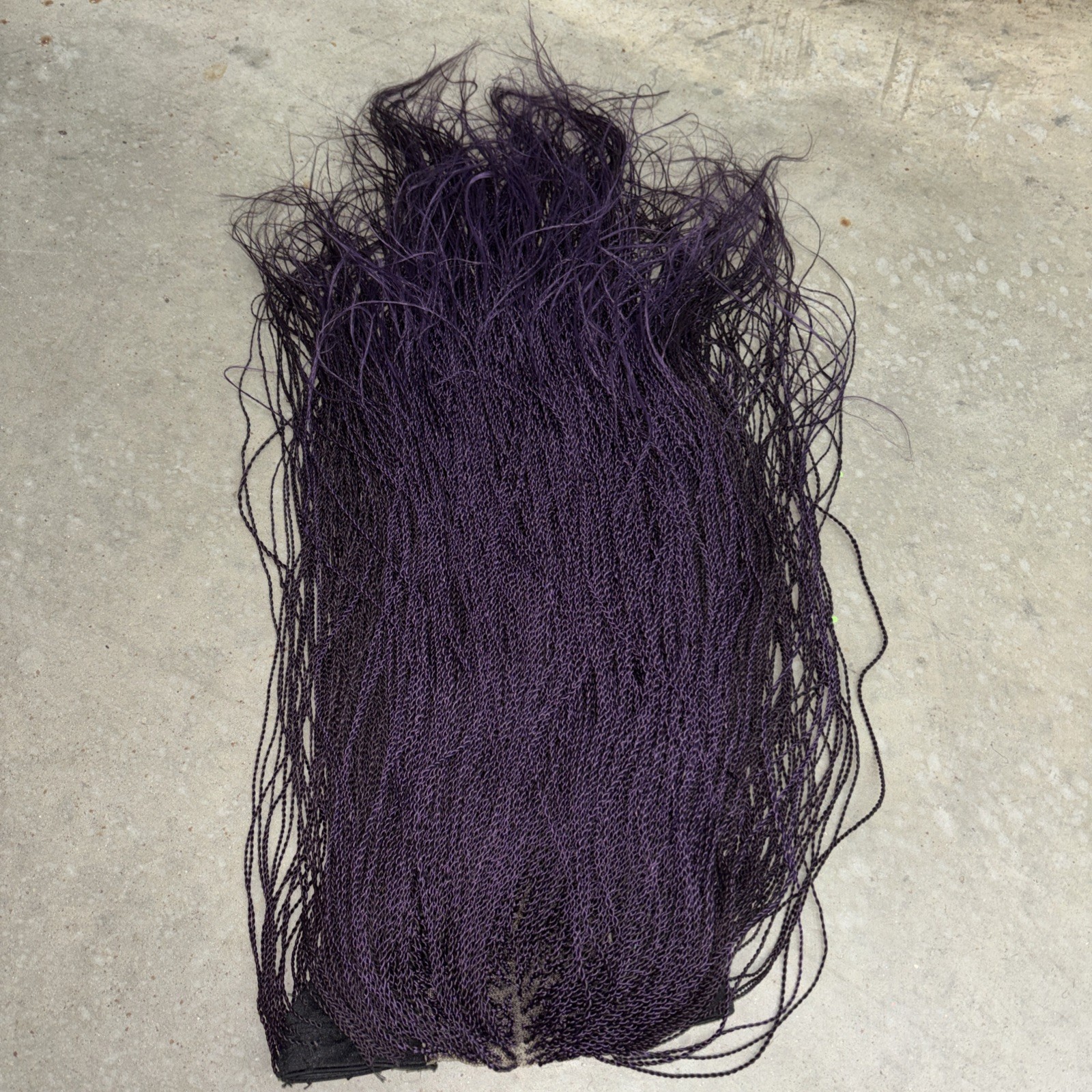 Knotless Purple Braided Wig Black Women Braided Wig Ready To Ship