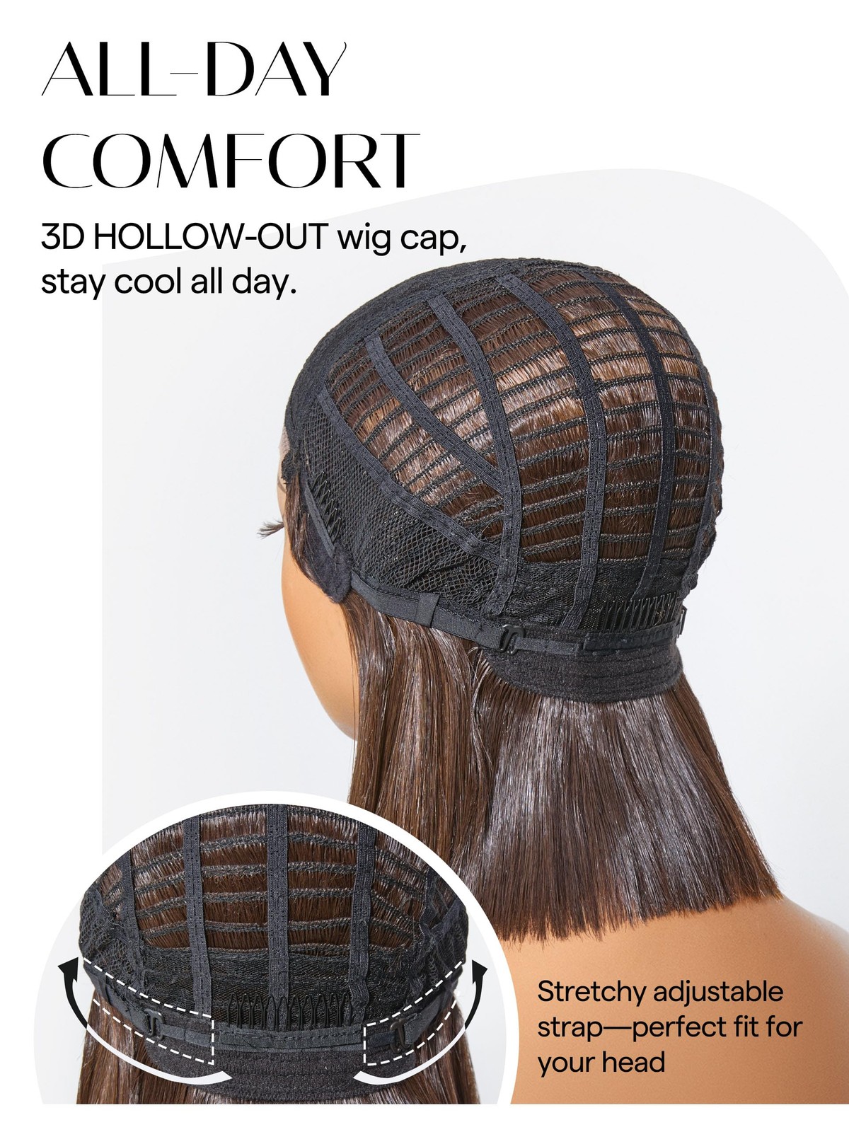 Gorgius Brown Highlight Bob Lace Front Wig Glueless Straight Short Wigs Upgrade