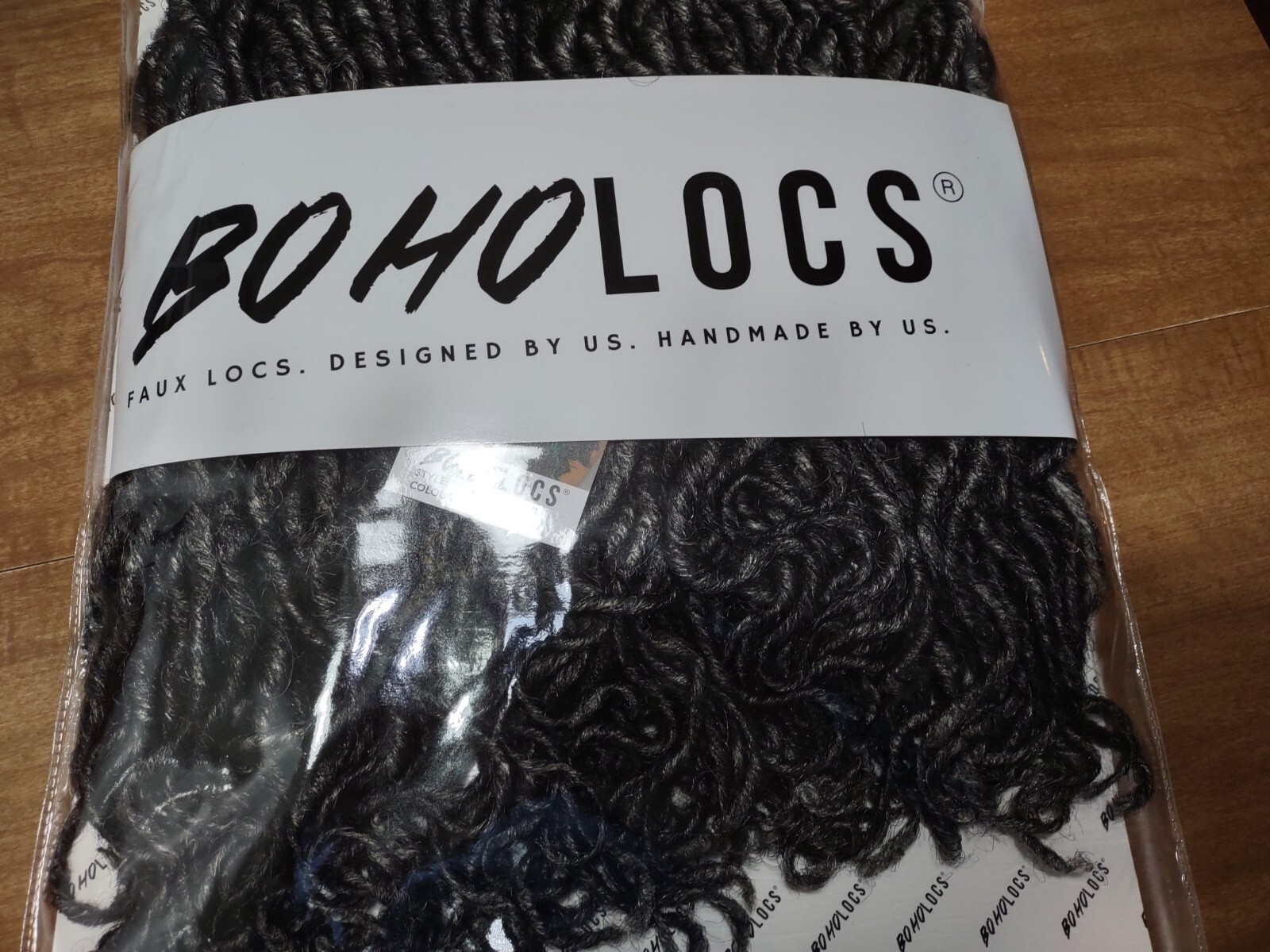 BohoLocs NEW Boho Bob 14″ SIX PACK Boho Locs Storm color (salt and pepper)