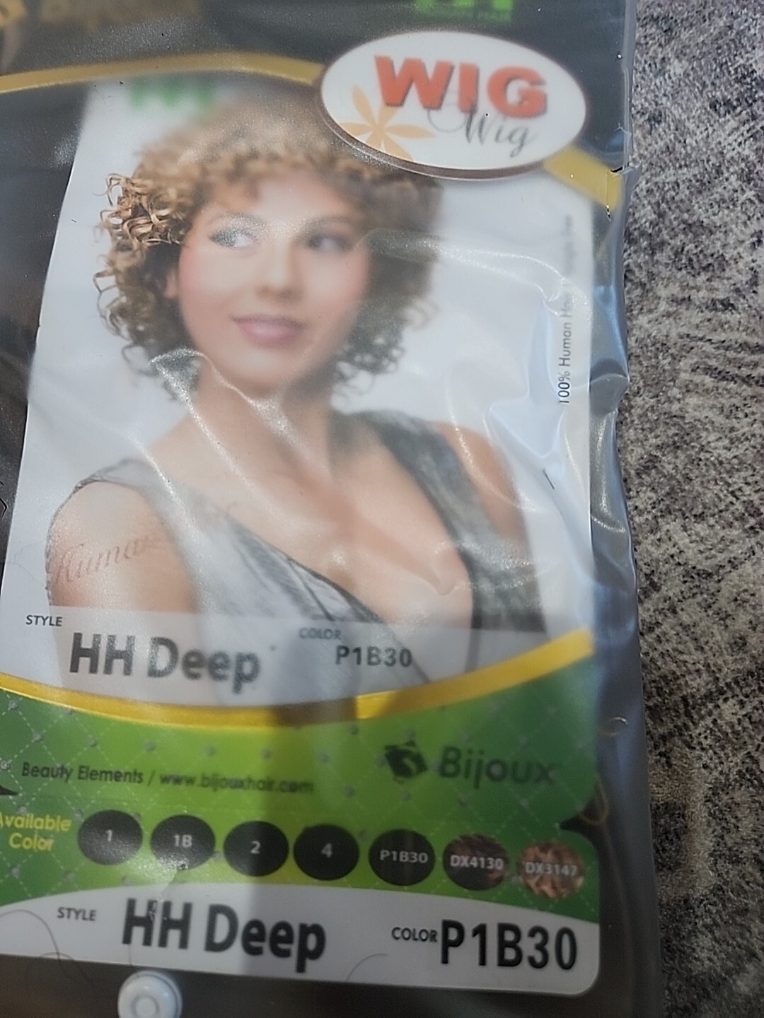 Bijoux Human Hair Wig