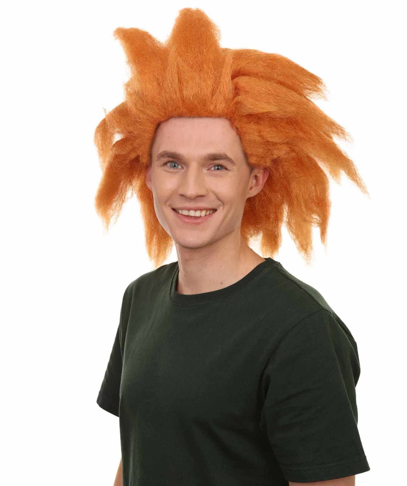 Adult Men’s 18″ Inch Long Halloween Cosplay Spiked Monster Fighter Wig, HM-1450A