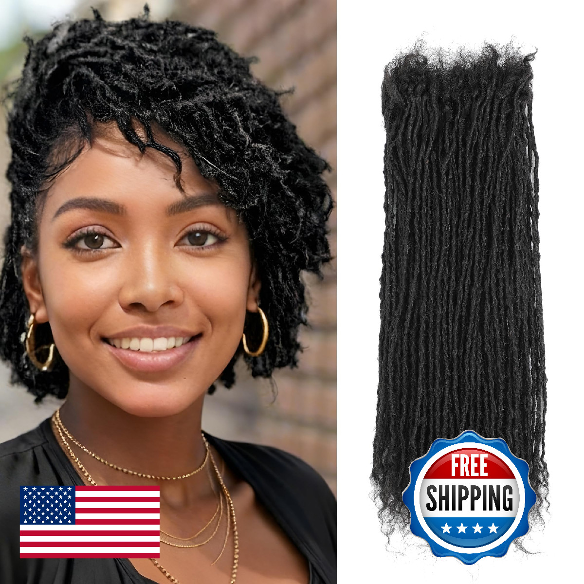 Kgrt Sister Locs Human Hair Microlocs Dreadlock 100 Real Handmade Interlocking