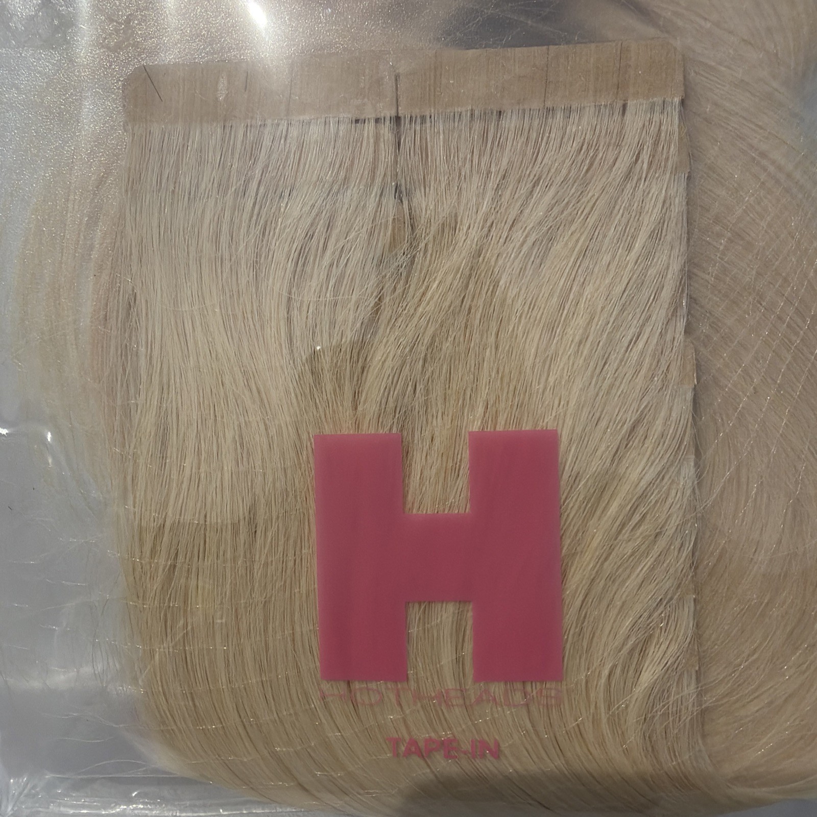 Hotheads Tape In Extensions LUSH Originals 26” 20 Pieces Topaz #60C Blonde NEW