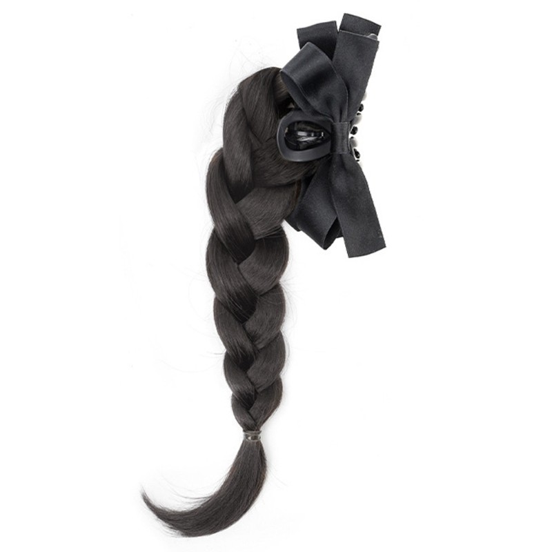High Braid Ponytail Hair Claw Clip Braid Extension for Women Girl Everyday Wear