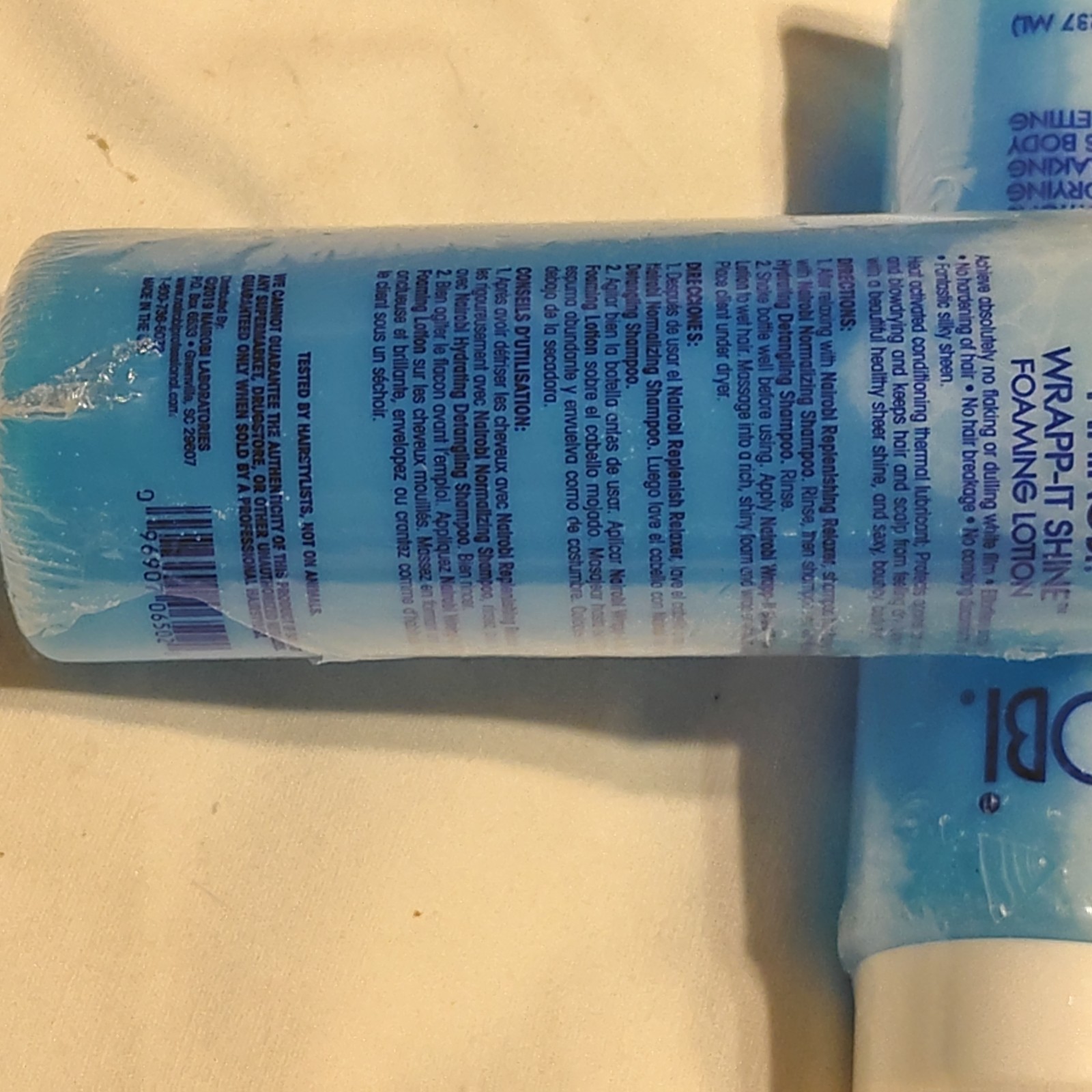 Nairobi wrapp-it shine loaming lotion 3 bottles 8oz each