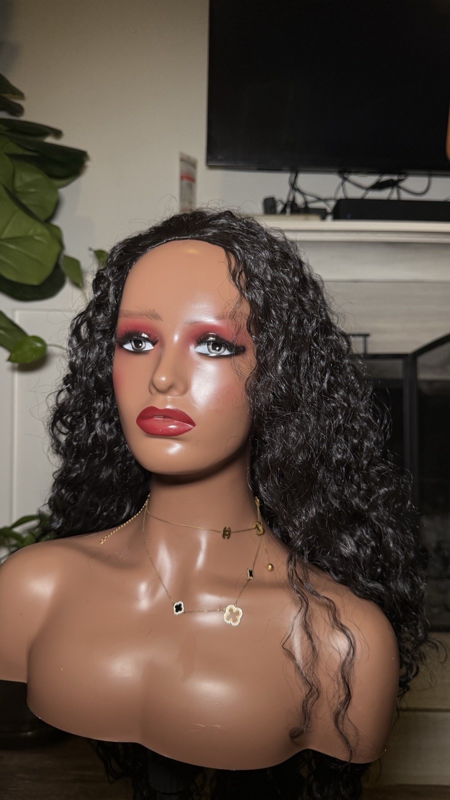 Frodio Half Wig Human Hair Blend