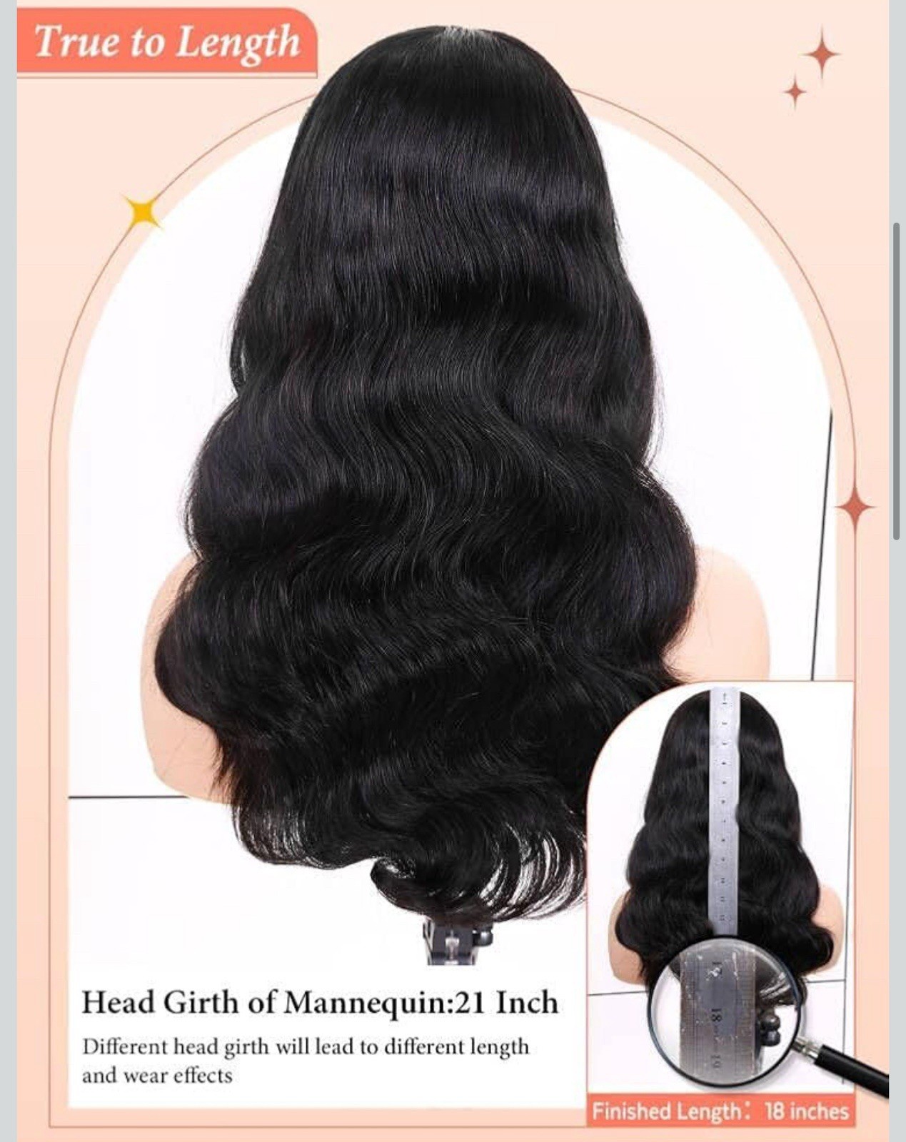 Wingee 100% Virgin Human Hair Natural Black 18 Inch