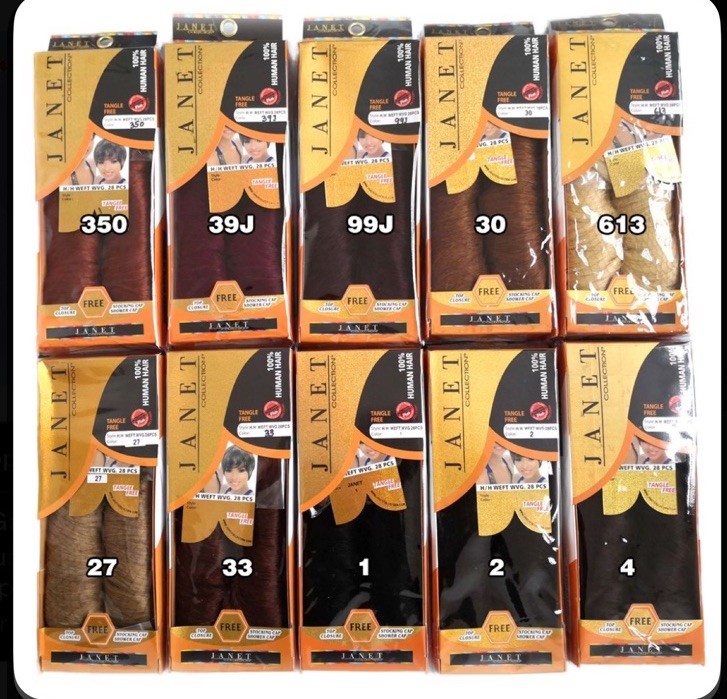 Tara 2-4-6 27PCS Closure Included #33 Auburn 100% Remi Human Hair