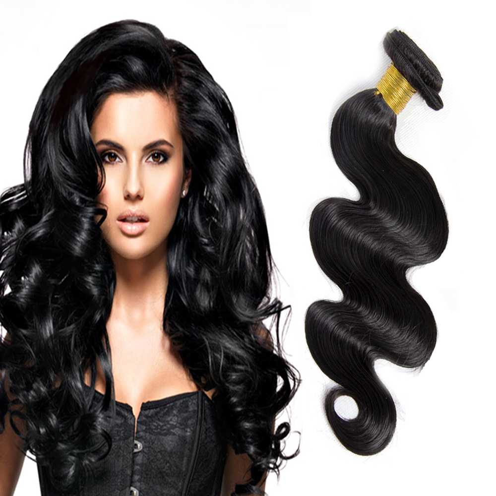 Body Wave 100% Unprocessed Virgin Peruvian/Malaysian Human Hair 1 or 3 bundles