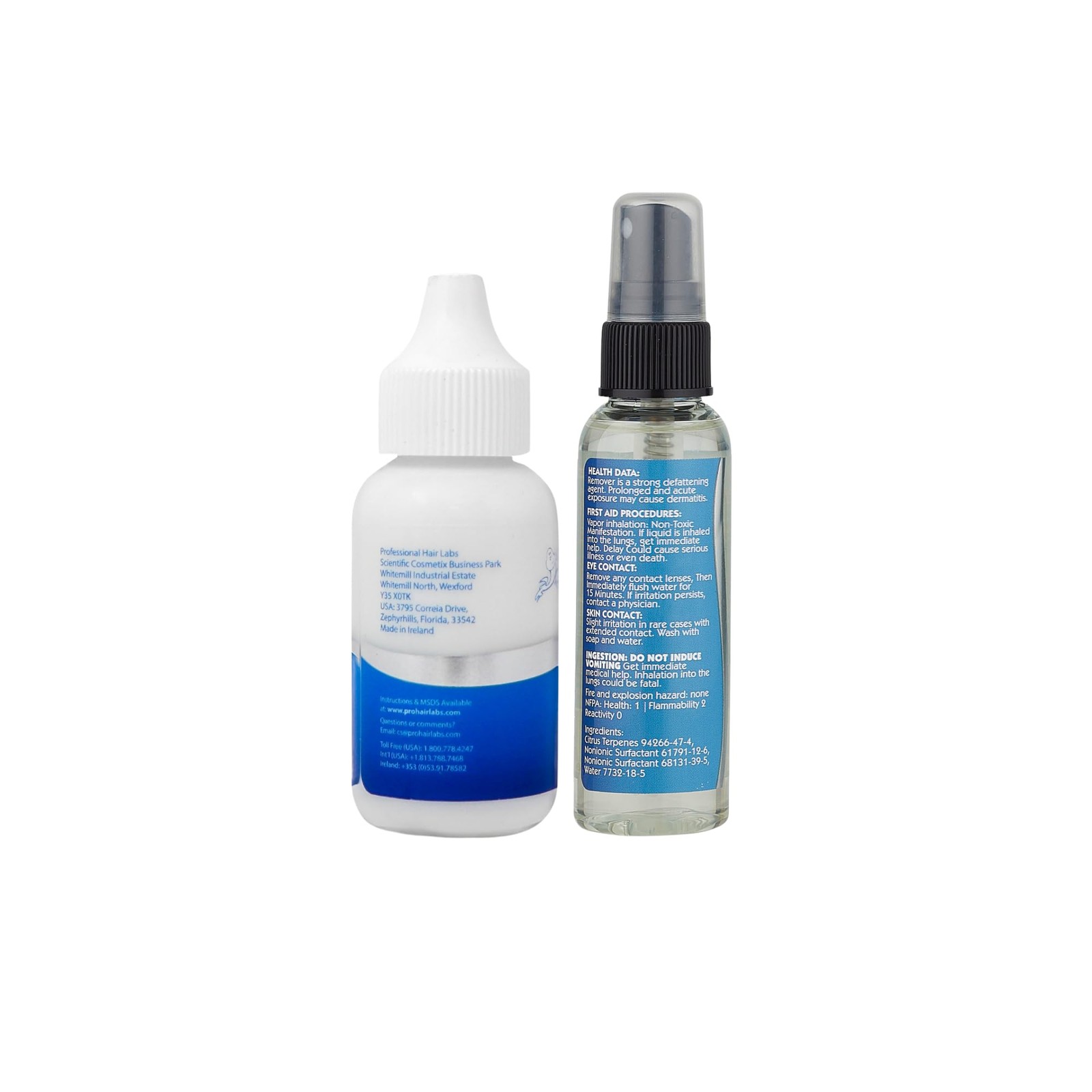 GHOSTBOND XL 1.3oz & Ghostbuster 2oz – Waterproof Wig Glue and QuickActing Ad…