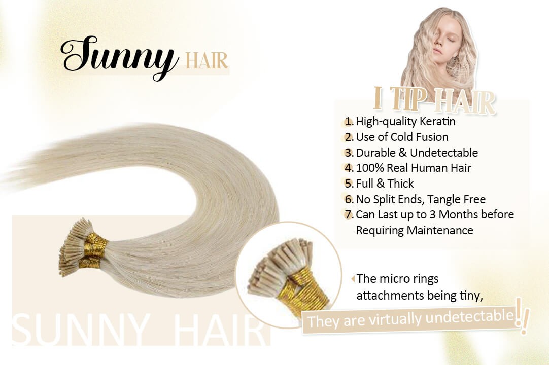 Sunny I-TIP 24in Black Hair Extensions – I-TIP_1_24_50G3