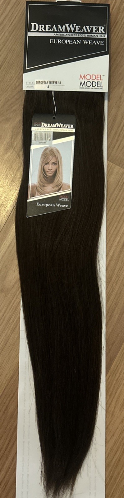 100% Human Hair Extensions. Dream Weaver. 18”inch. Color #4. 1 Pack For $50