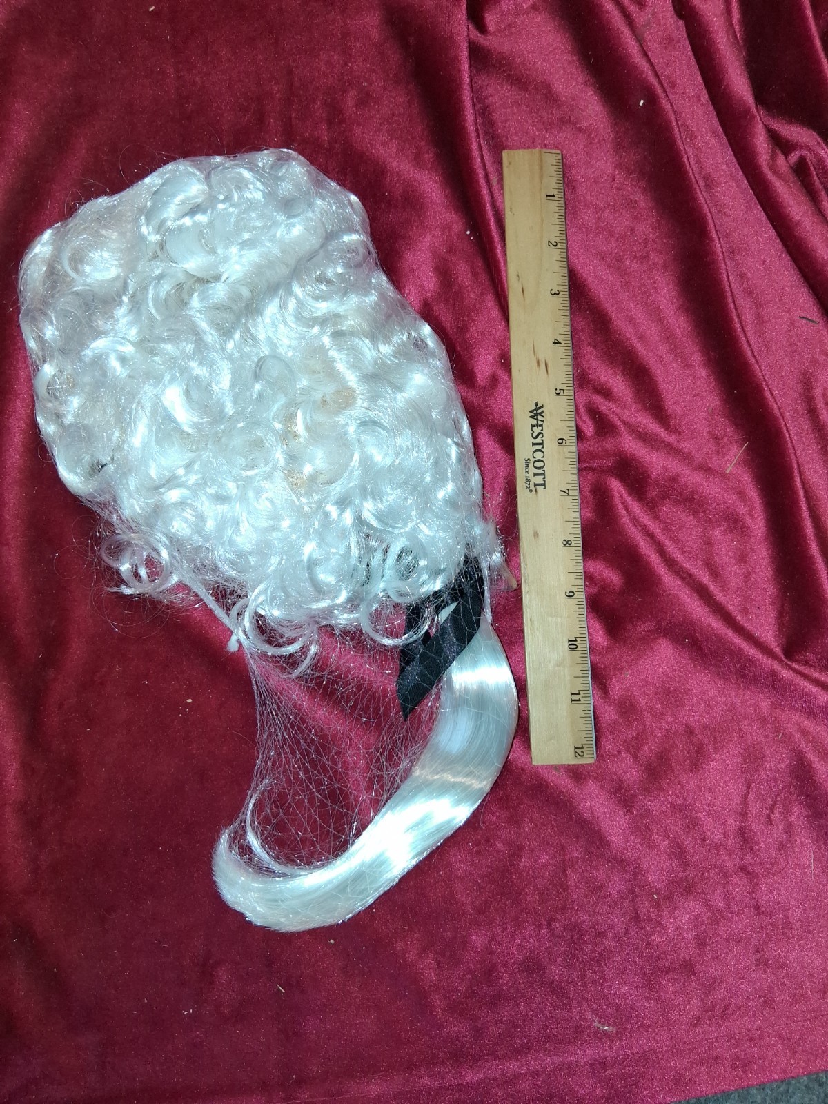 Vtg George & Martha Washington Costume Wigs Set Colonial 1776 Reenactment Pair