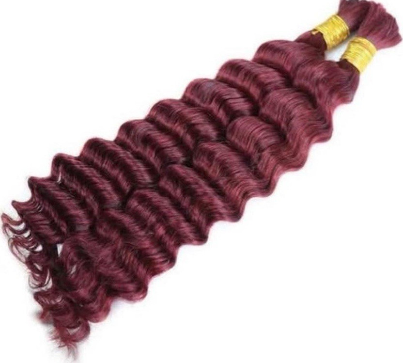 Red / Burgundy Hair Extension 16 in for Women, 99J