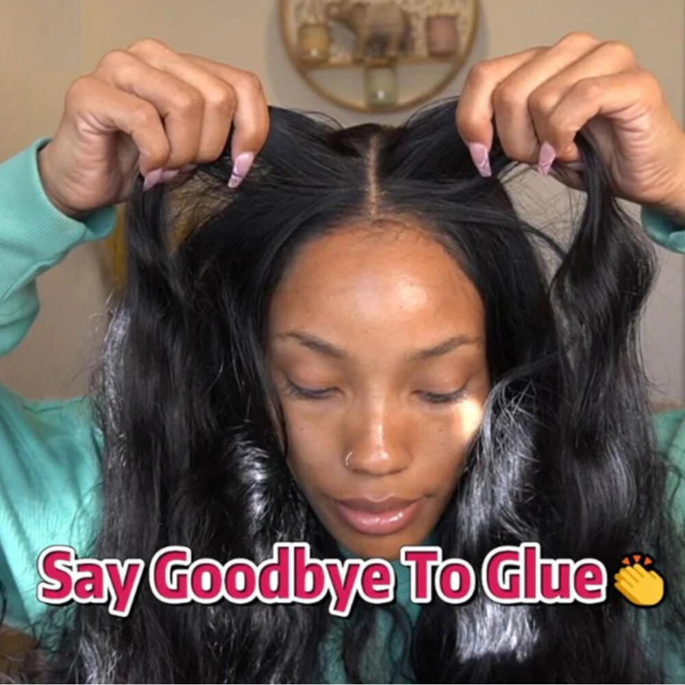 UNice Cambodian Glueless Wear and Go Wig Body Wave Lace Front Human Hair Wig 12A
