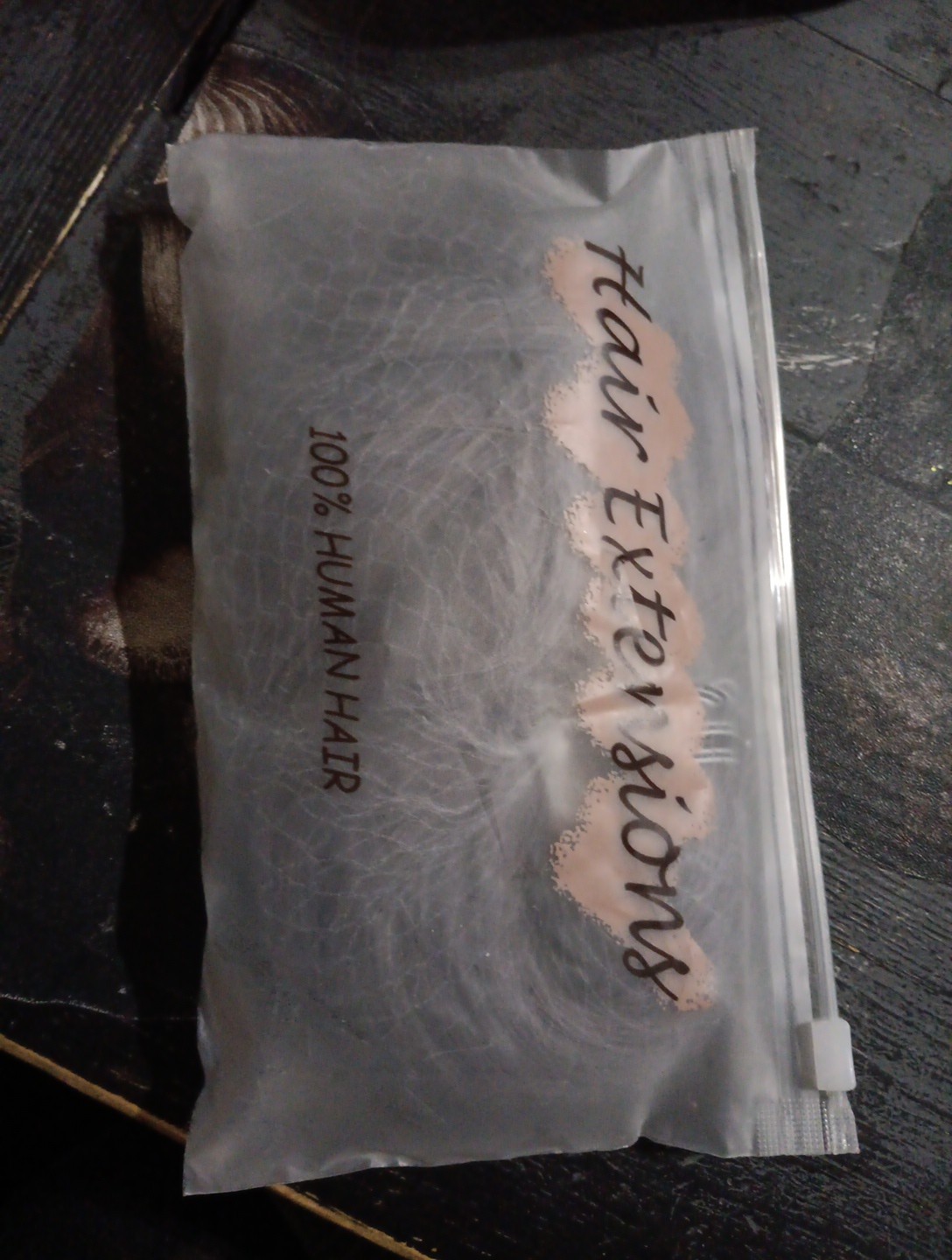 22 Inch Human Hair Grey Clip Ins 70g