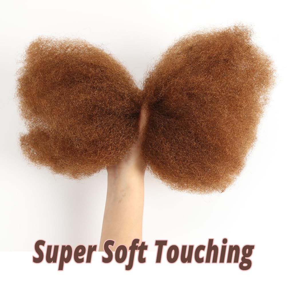 Style Icon 1 Bundle Afro Kinkys Bulk Human Hair (18″, 30#) – Twist Braids- Curly