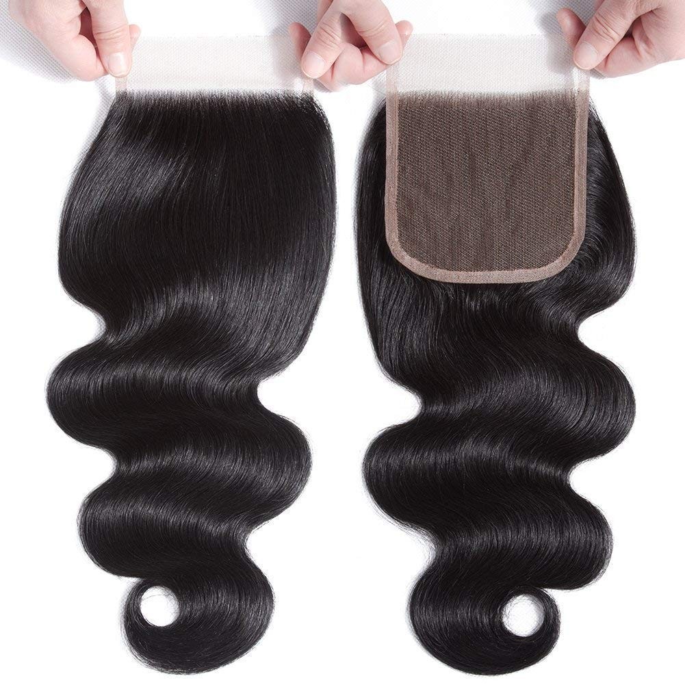 Flady Body Wave Bundles Closure For Black Women 100 Unprocessed Brazilian Body