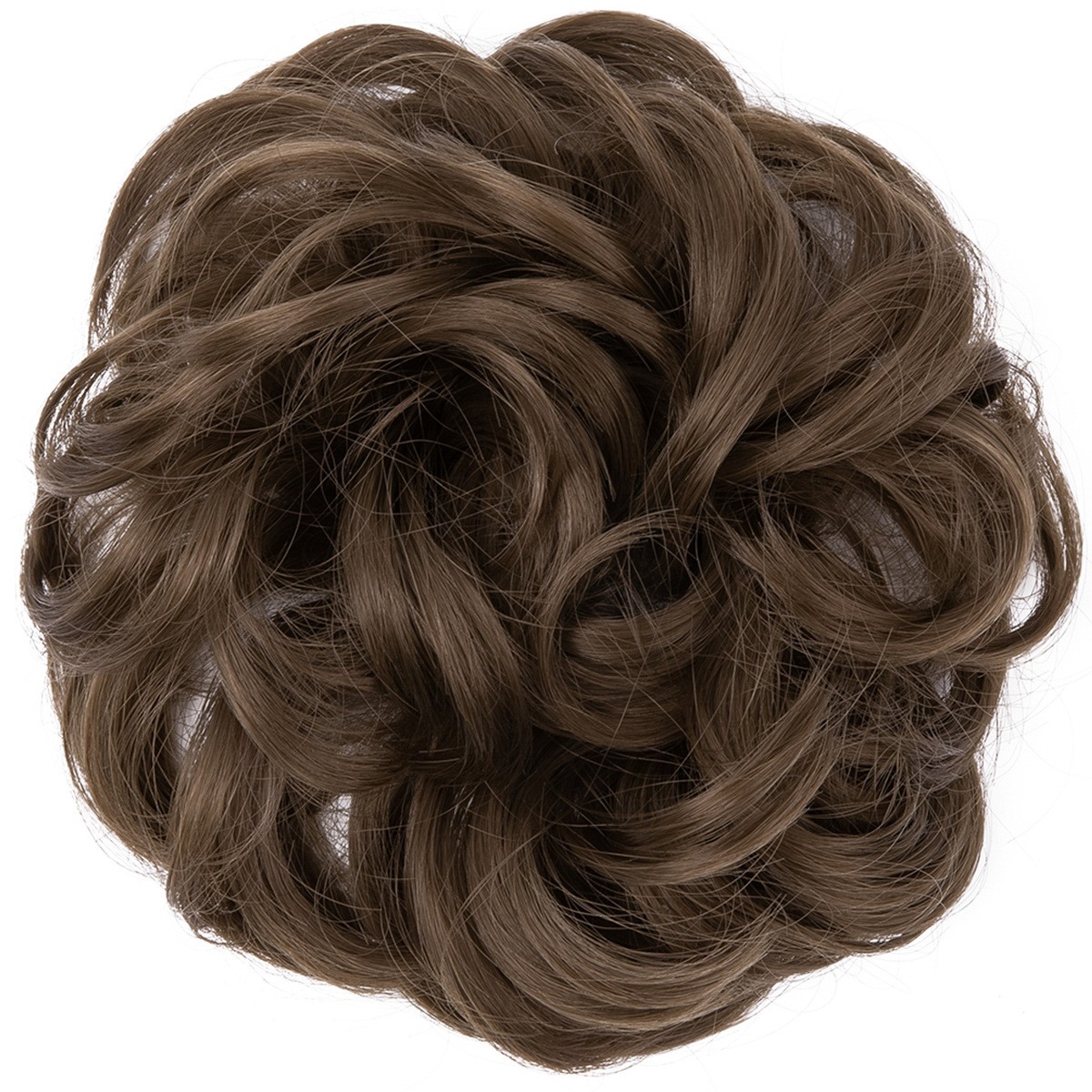 3Pack Temperature Silk Wig Hair Circle Round Head Elastic Fluffy Naturally Curly