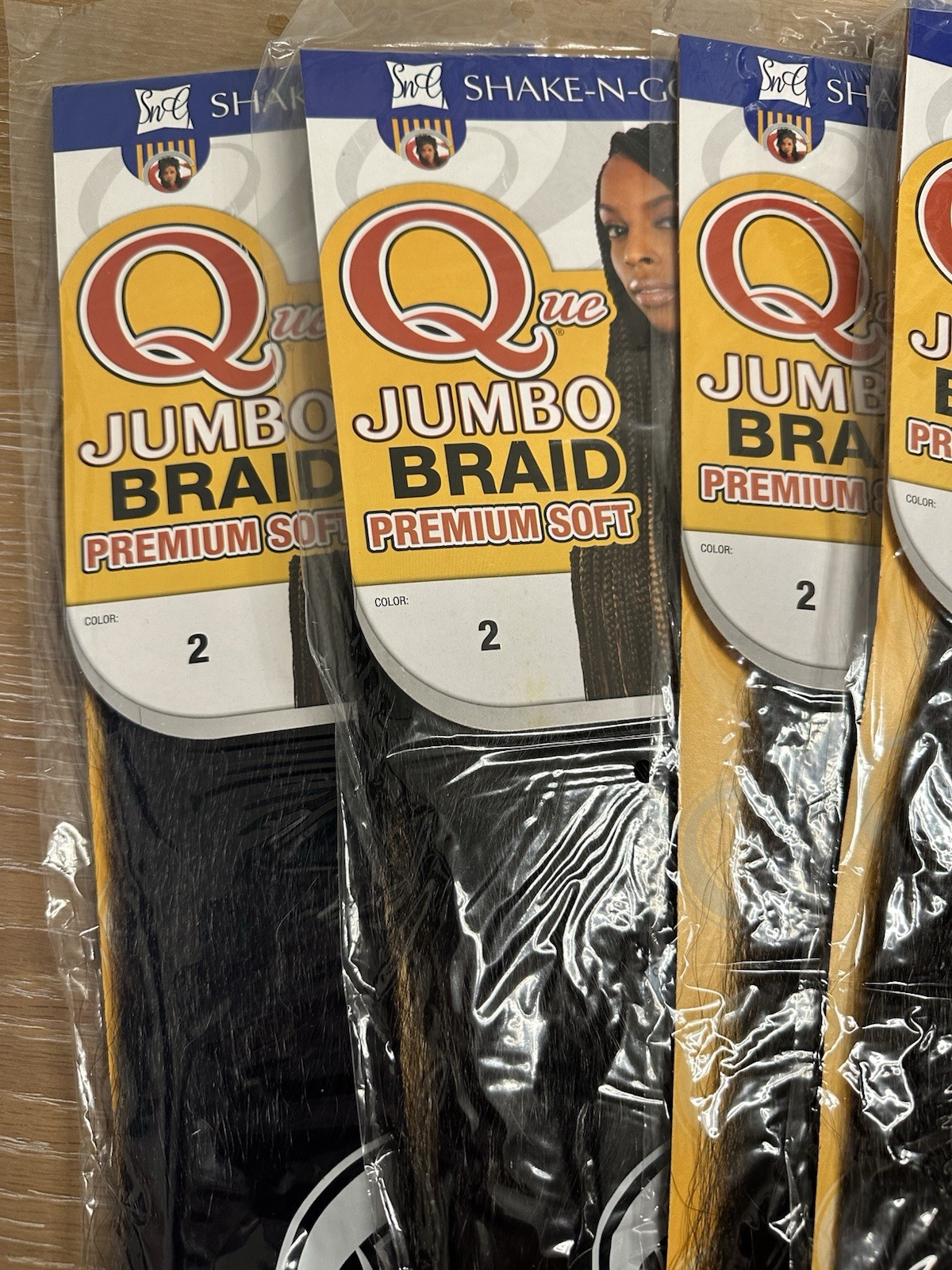 8 Packs Q Jumbo Braid Premium Soft Kanekalon Braiding Hair Color 2