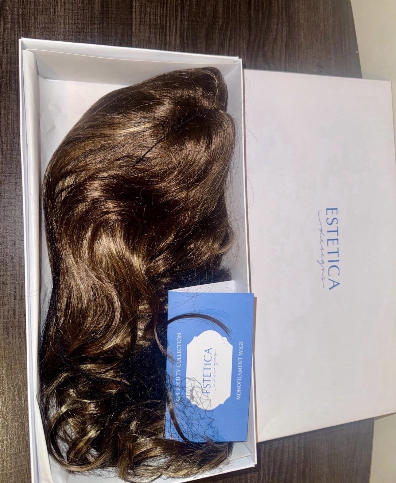 Estetica Alden in Caramel Kiss 100% Hand Tied Lace Front Wig discontinued