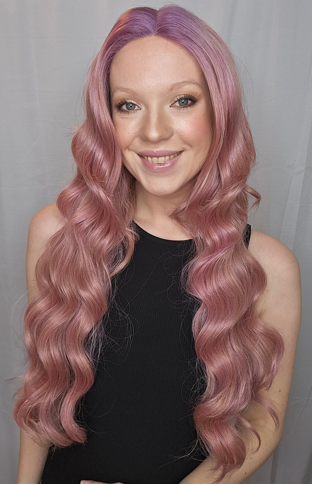 LAVENDAR FROSE Wig by HAIRDO, Lavendar/Rose Wig! Lace Front, Center Mono Part
