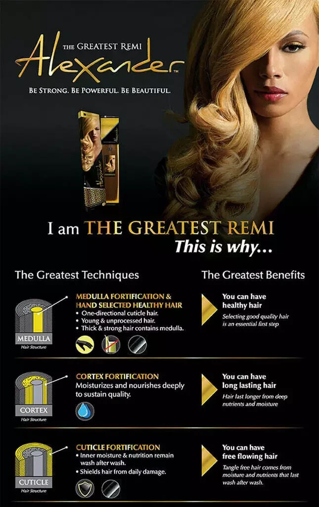 Sensationnel 100% Remi Human Hair for Weaving – ALEXANDER Remi Yaky