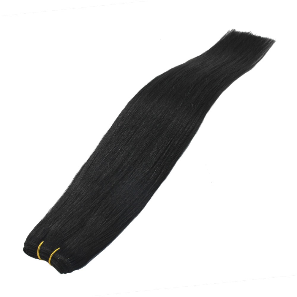 Weaving Hair Extensions Double Weft Sew Machine Made Hair Weft Remy Human Hair