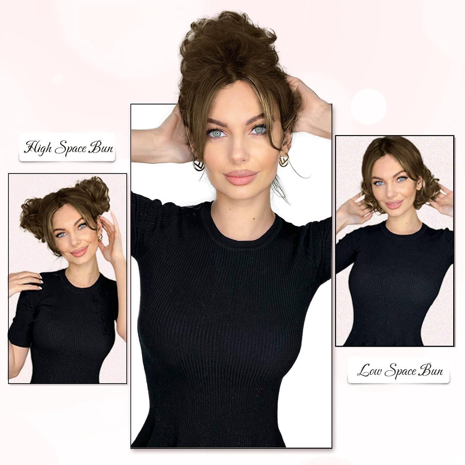 Fuller Human Hair Bun Scrunchie