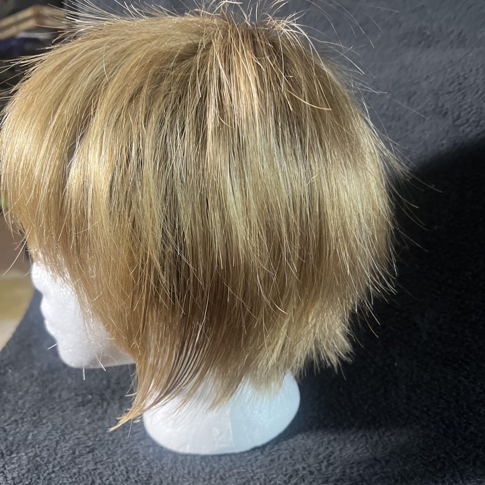 Ash-gold Short Wig-Materials Sourced From Japan ,Manufactured In Indonesia