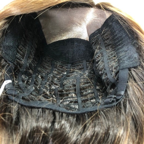 BRAND NEW Shilo Raisin Glaze-H Long Synthetic Monofilament Wig with Layers