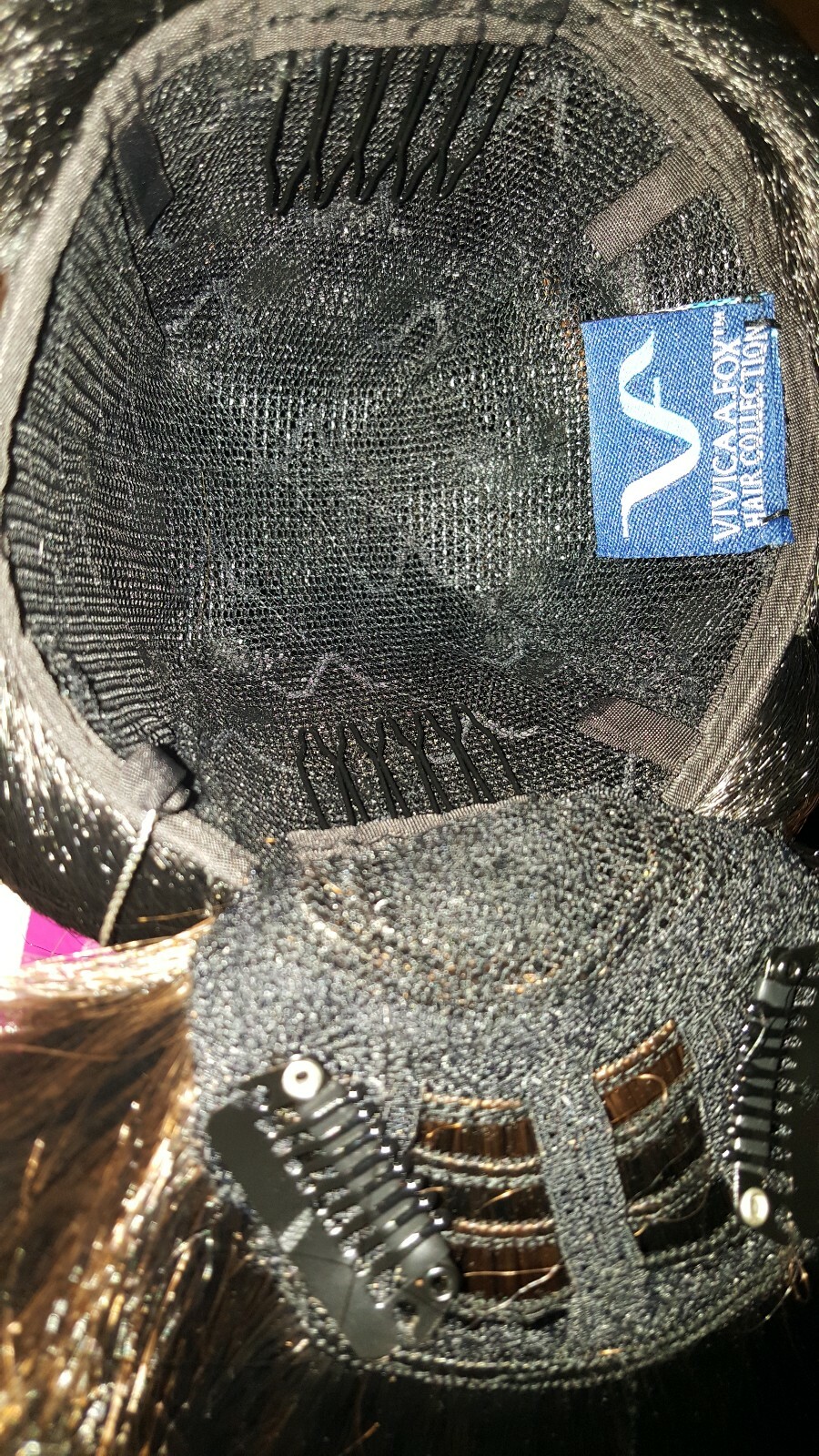 Vivica’s Bang N Bun Black Add Bangs and a Bun to your Hair Style 1B