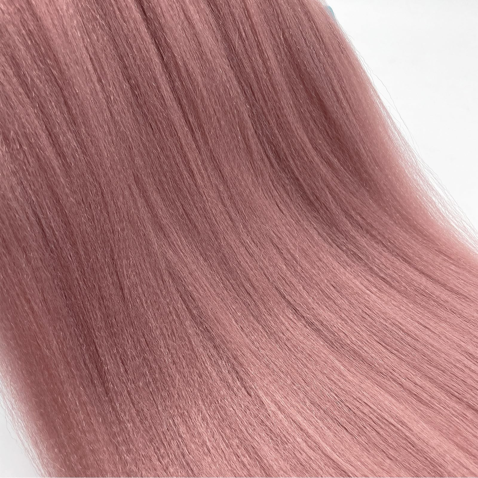 Ai Yuchen 30″ Pre-Stretched Braiding Hair Rose Gold Pink 6 Bundles