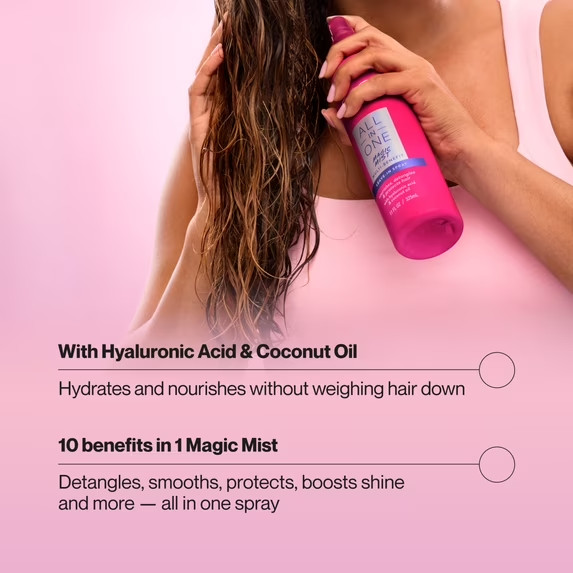 Suave All In One Magic Mist Leave-In Spray, Detangles, Hydrates, Controls Frizz,