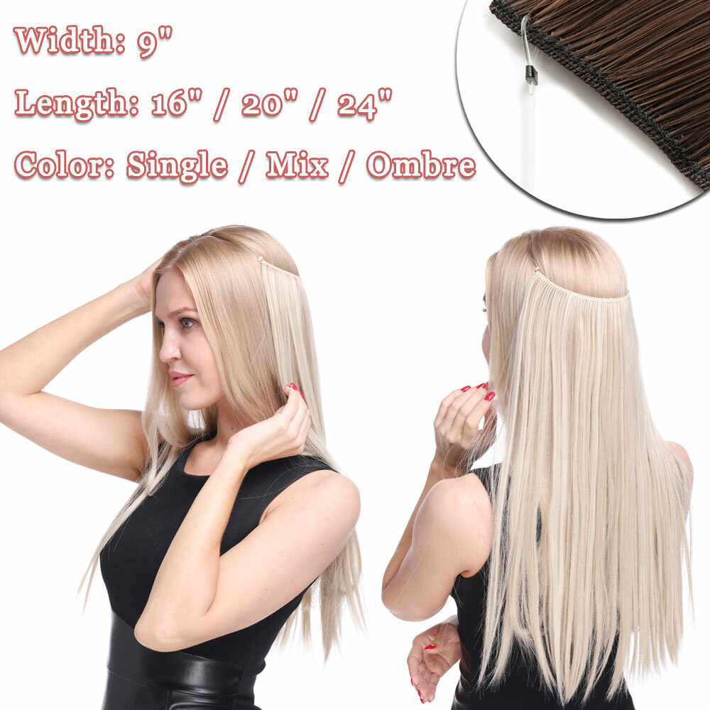 100% Natural Secret Head Band 1Pcs Elastic Wire in Hair Extensions as human USA
