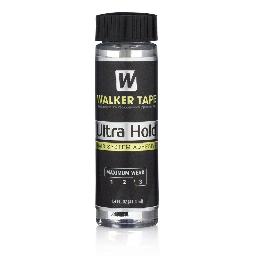 Walker Tape Ultra Hold Glue – 1.4 oz Brush-On Adhesive for Hair Systems & Wigs