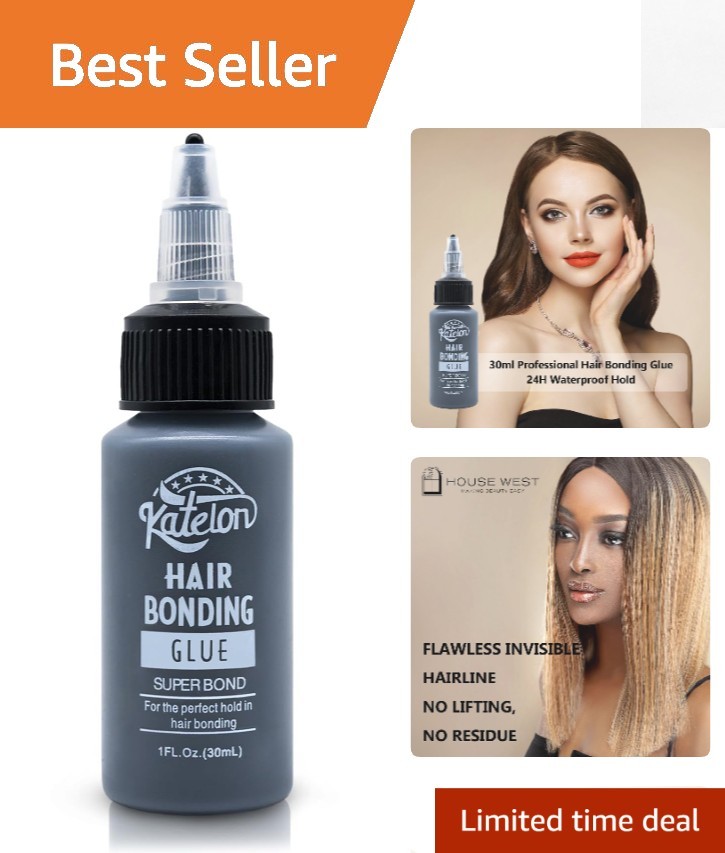 Professional Hair Glue 1oz – Strong Hold & Waterproof | Quick Weave & Extensions