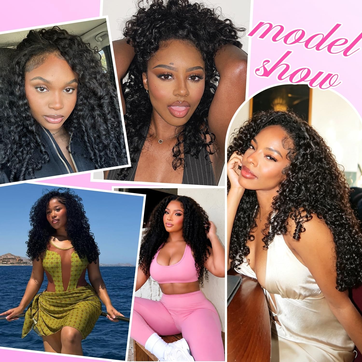 28″ 13×6 HD Transparent Lace Front Human Hair Wig, 200% Density, Burmese Curly,