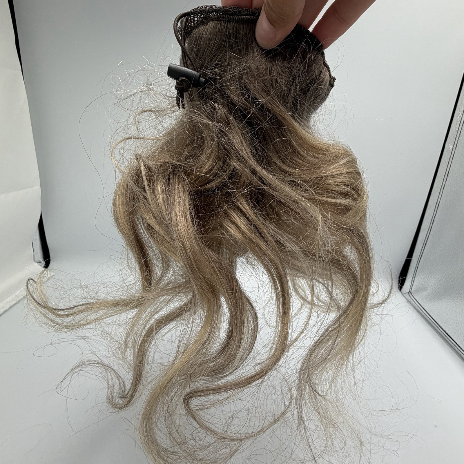 Luxy Hair Clip-In Bun Extension Blonde/Brown Hair Color 5AT19
