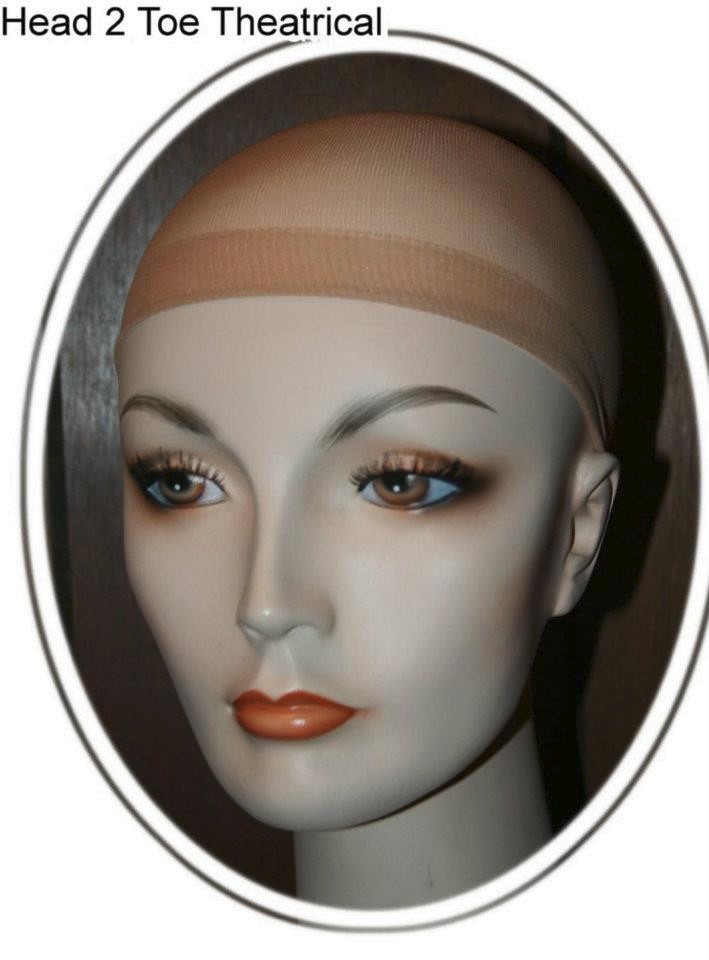 Rebesais 5 pk 10 pc Bulk Wig Cap women sheer light thin nylon invisible hairline