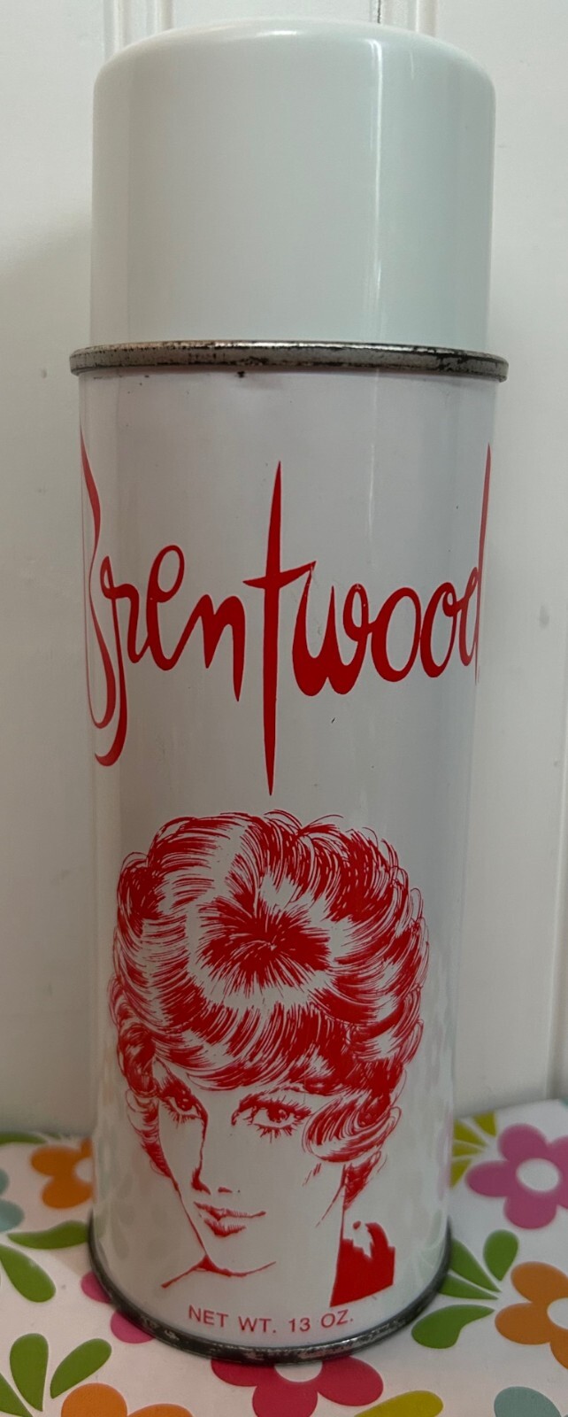 VINTAGE BRENTWOOD HAIRSPRAY WIG SPRAY 13oz LOS ANGELES CA NEW OLD STOCK