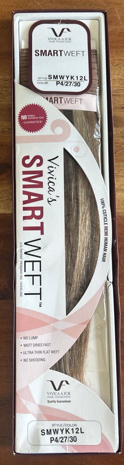 100% Human Smart Weft Hair Extensions. 12”inch. Color #4/27/30. 1 Pack For $50