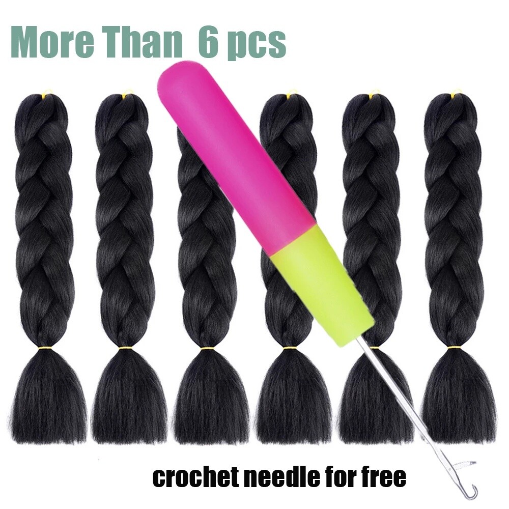 24Inch 100g Braiding Hair Extension Crotchet Braids Synthetic Hair Extenisons